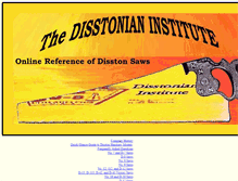 Tablet Screenshot of disstonianinstitute.com